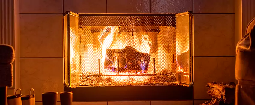 Mendota Hearth Landscape Fireplace Installation in Lacey, Washington