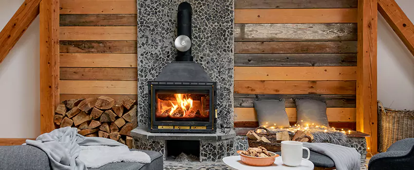 Thelin Hearth Products Direct Vent Gas Stove Fireplace Inspection in Lacey, Washington